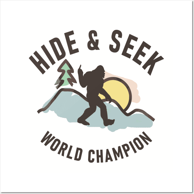 Hide and Seek World Champion Wall Art by Etopix